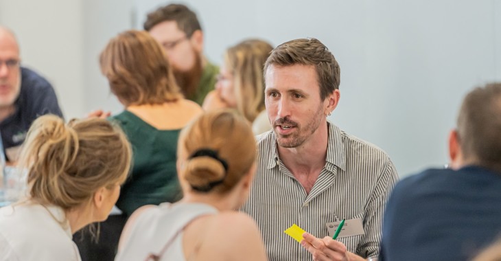Inclusive Leadership Event People At A Table